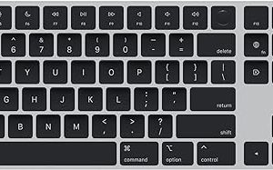 APPLE MAGIC KEYBOARD WITH NUMERIC KEYPAD-BRITISH ENGLISH (SILVER)