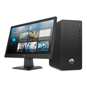 HP 290G4 DESKTOP INTEL PENTIUM DUAL CORE 4GB /1TB WITH VGA /HDMI 19.5" MONITOR FREEDOS