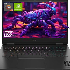 HP OMEN GAMING LAPTOP 16-wdoo13dx –AMD Ryzen 9 7940HS Processor,512GB SSD PCIe NVMe, 16GB RAM